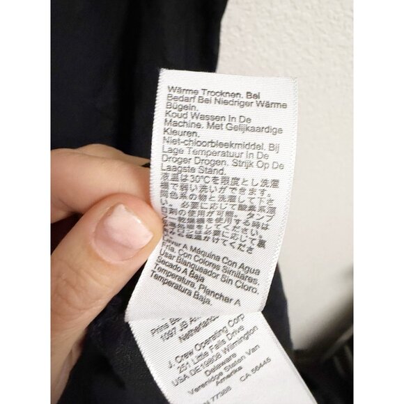 J.Crew Carolyn Dress In Linen Sleeveless Keyhole Back Relaxed Fit Black Size XXL - Picture 6 of 9